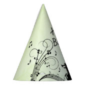 Hoorn Sectie Trompet Jazz Muziek Verjaardag Groen Feesthoedjes (Links)