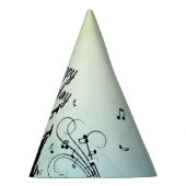 Hoorn Sectie Trompet Jazz Muziek Verjaardag Groen Feesthoedjes (Rechts)