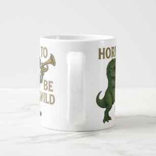 Hoorn te wild zijn grote koffiekop