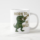 Hoorn te wild zijn grote koffiekop (Rechts)