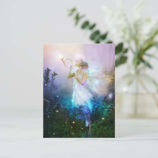 Hoorn van licht Briefkaart (Staand voorkant)