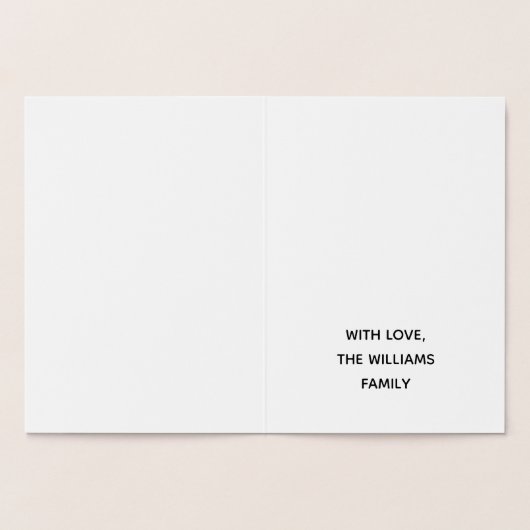 Hoorn van overvloed Cornucopia Thanksgiving Folie Kaarten (Binnen)