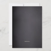 Hoorn van Overvloed Thanksgiving Party Invitation Kaart (Achterkant)