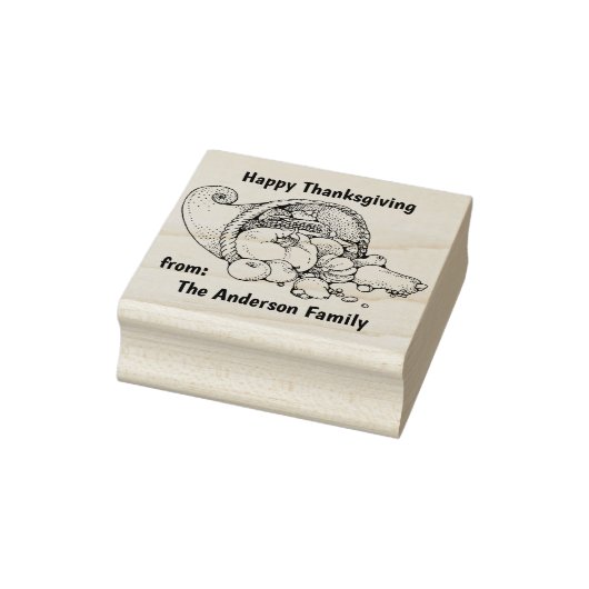  Hoorn van Plenty Rubber Stamp Rubberstempel (Stempel)