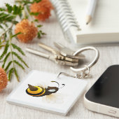 Hoornaars Mascotte Sleutelhanger (Voorkant Rechts)