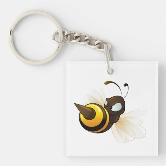 Hoornaars Mascotte Sleutelhanger (Voorkant)