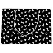 Hoornagels en Botten zwart Groot Cadeauzakje (Voorkant)