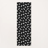 Hoornagels en Botten zwart Yogamat (Voorkant)