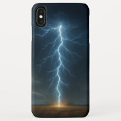 Hoorndeksel met Bliksemschicht – Elektrificerende  Case-Mate iPhone Case (Achterkant)