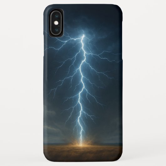 Hoorndeksel met Bliksemschicht – Elektrificerende  Case-Mate iPhone Case (Achterkant)