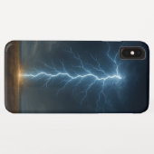 Hoorndeksel met Bliksemschicht – Elektrificerende  Case-Mate iPhone Case (Achterkant (horizontaal))