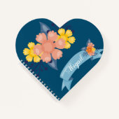 Hoornherfst Floral Spiral Notitieboek (Voorkant)