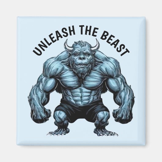 hoornmonster magneet (Voorkant)