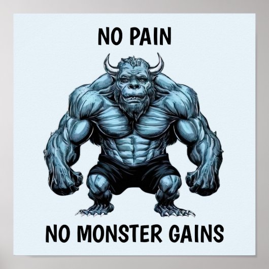 hoornmonster poster (Voorkant)