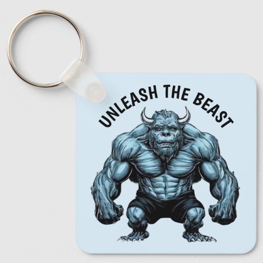 hoornmonster sleutelhanger (Voorkant)