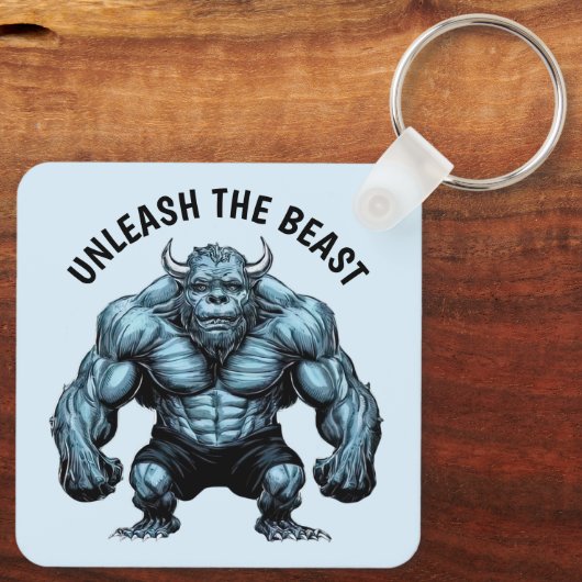 hoornmonster sleutelhanger (Achterkant)