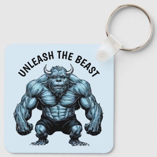 hoornmonster sleutelhanger (Achterkant)