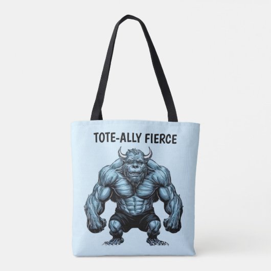 hoornmonster tote bag (Achterkant)