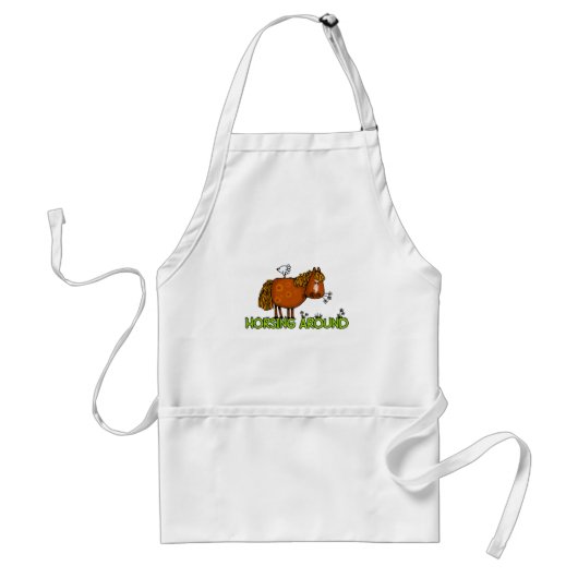 hoorns standaard schort (Voorkant)