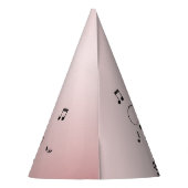 Hoornsectie Trompet Jazz Muziek Verjaardag Roze Feesthoedjes (Achterkant)