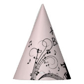 Hoornsectie Trompet Jazz Muziek Verjaardag Roze Feesthoedjes (Links)