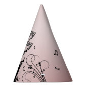 Hoornsectie Trompet Jazz Muziek Verjaardag Roze Feesthoedjes (Rechts)