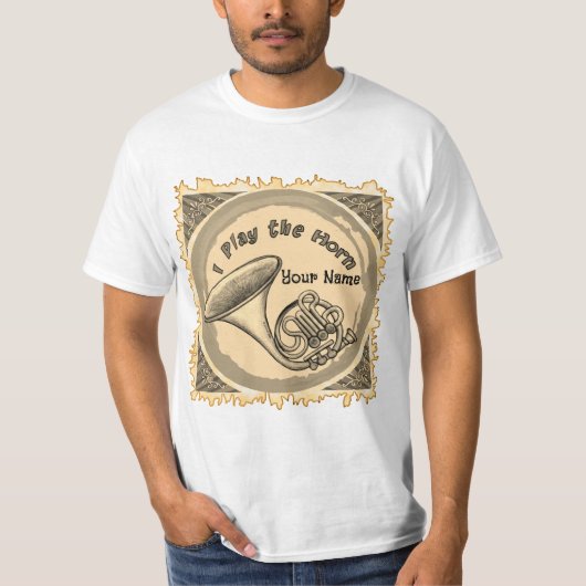 Hoornspeler t-shirt (Voorkant)