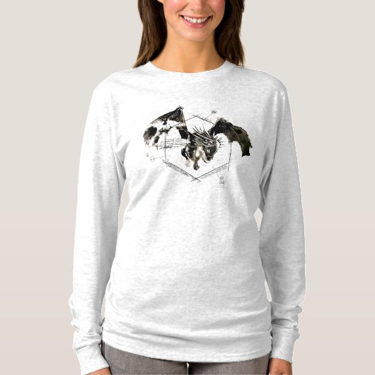 Hoornstaartdraak T-shirt (Voorkant)