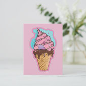 Hoorntje Briefkaart (Staand voorkant)