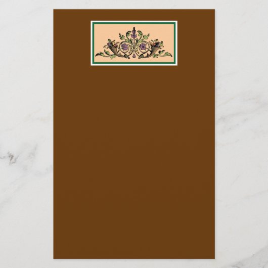 Hoornvliesontsteking met  Thanksgiving Briefpapier (Voorkant)