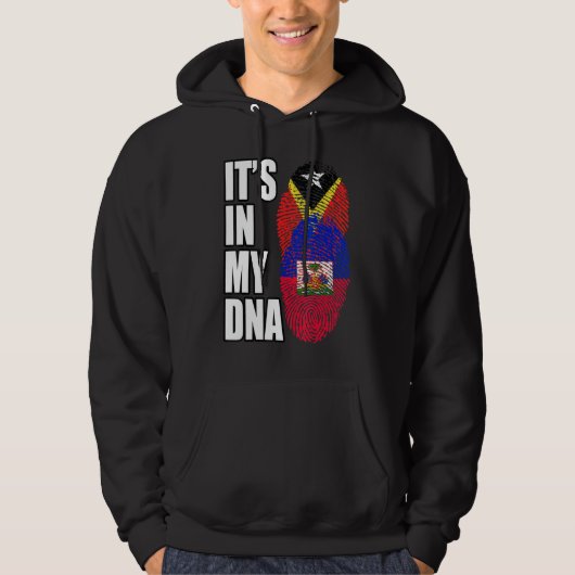 Hoornzee en Timorese Mix DNA-vlag Hoodie (Voorkant)