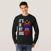 Hoornzee en Timorese Mix DNA-vlag T-shirt (Voorkant volledig)