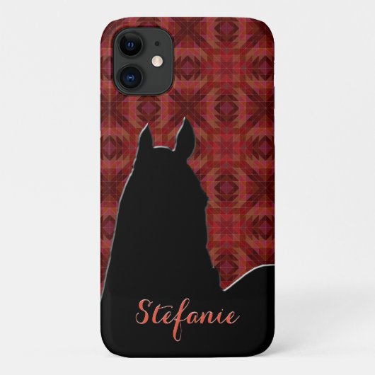 Hoorsen I (maroon) Case-Mate iPhone Case (Achterkant)