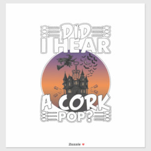 Hoort Kurk Knallen Halloween Spokenhuis Kurkentrek Sticker