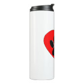 Hoortekening van de hond thermosbeker (Gedraaid links)