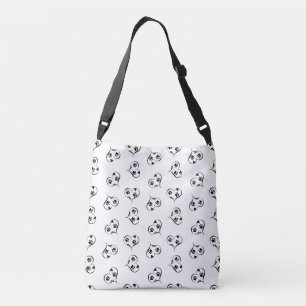 Hoorten en schilderafdrukken crossbody tas