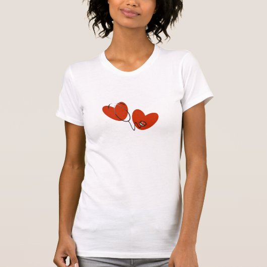 Hoorten en stethoscoop T-shirts en cadeautjes (Voorkant)
