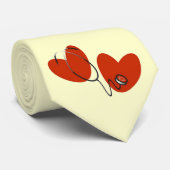 Hoorten en stethoscoop T-shirts en cadeautjes Stropdas (Opgerold)