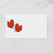 Hoorten en stethoscoop T-shirts en cadeautjes Visitekaartje (Achterkant)