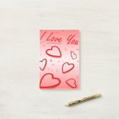 HOORTEPUNTEN "IK HOOP VAN JULLIE" POST-IT® NOTES (Op bureau)