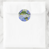 HOORZITTEN EN HYDRANGEAS ~ Envelope Sealers/Sticke Ronde Sticker (Tas)