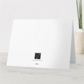 HOORZITTEN EN RIBBON-KAART KAART (Achterkant)