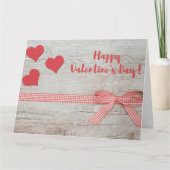 HOORZITTEN EN RIBBON-KAART KAART (Voorkant)