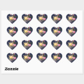 HOORZITTEN EN STROOMSTROOM HART STICKER (Vel)