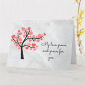 HOORZITTEN IN EEN TREE KAART (Gele Bloem)