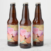 HOORZITTEN SNOEP valentijnse Bier Etiket (Flessen)