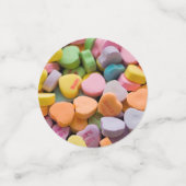 HOORZITTEN SNOEP valentijnse Confetti (Kleine voorkant)