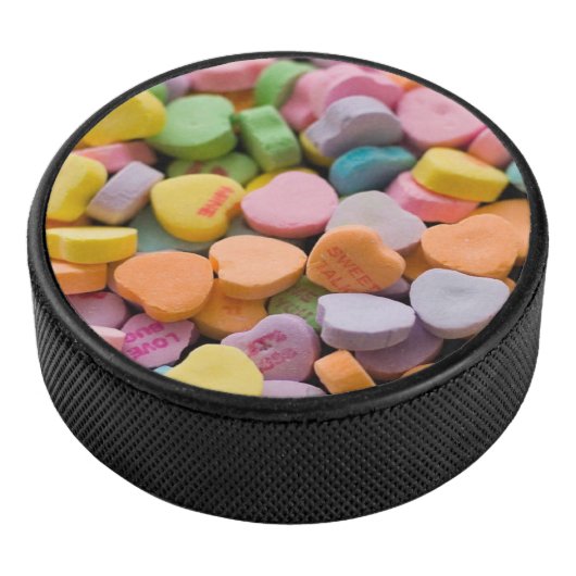 HOORZITTEN SNOEP valentijnse Hockey Puck (3/4)