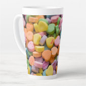 HOORZITTEN SNOEP valentijnse Latte Mok (Linkerhoek)