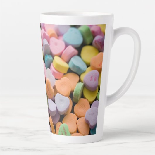 HOORZITTEN SNOEP valentijnse Latte Mok (Rechts)